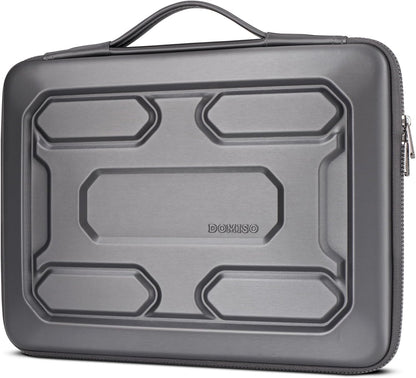 DOMISO 15.6 inch Laptop Sleeve with Handle Protective Shockproof Waterproof EVA Case for 15.6" Yoga 720 IdeaPad 310 320 ThinkPad T570/Legion 5 Gen 6/HP Envy 15/15.6" Notebooks, Dark Blue - PuriLite