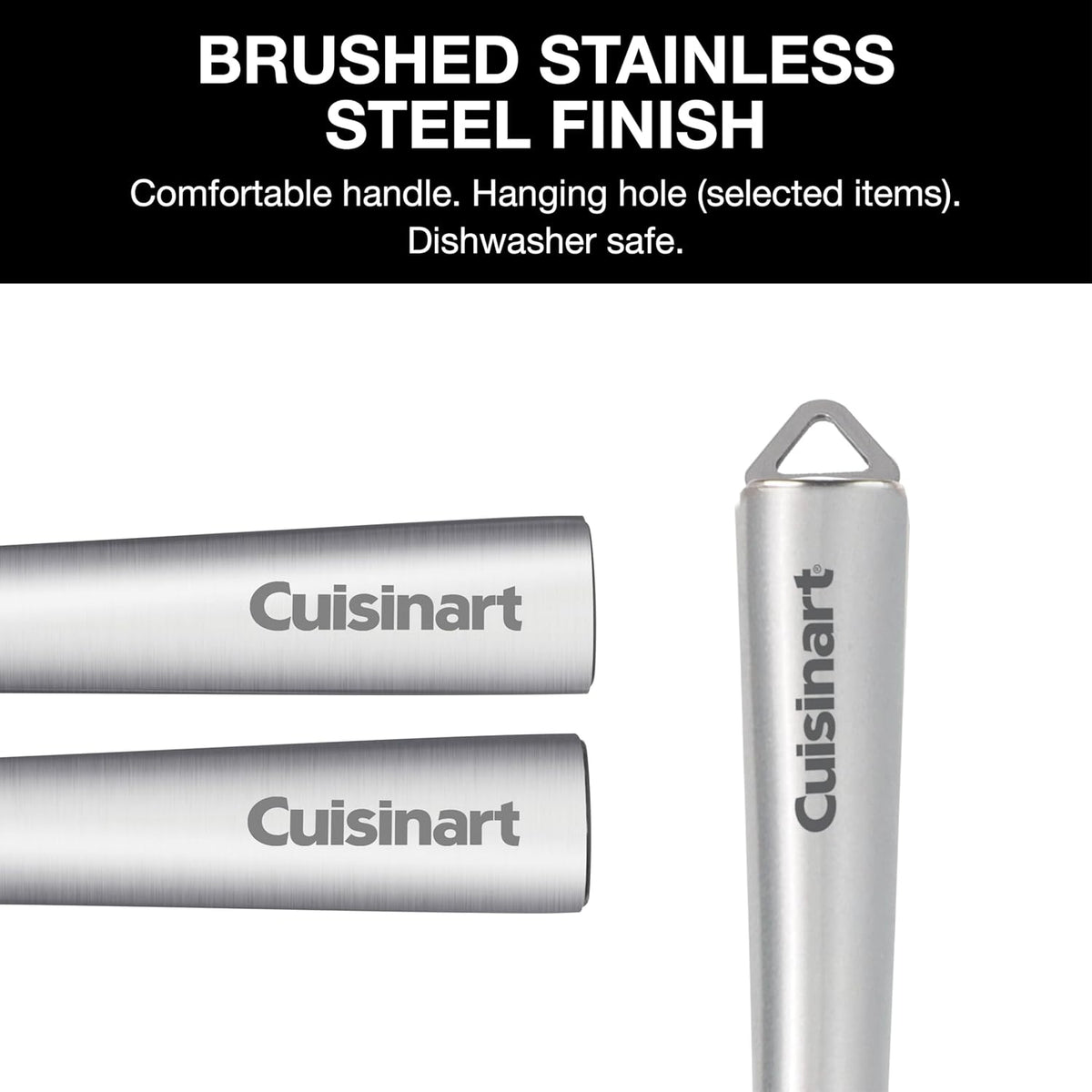 Cuisinart 6-Piece Stainless Steel Kitchen Utensils Set, Fusion Pro Collection (CTG-14-6PTC) - PuriLite