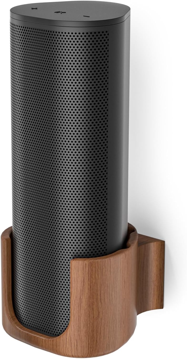 Sturdy Speaker Wall Mount for Sonos Roam 2, Roam SL - Space Saving Bracket Easy to Install, White - PuriLite