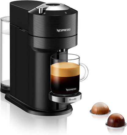 Nespresso Vertuo Next Coffee and Espresso Machine by Breville with Aeroccino Milk Frother - Light Grey - PuriLite
