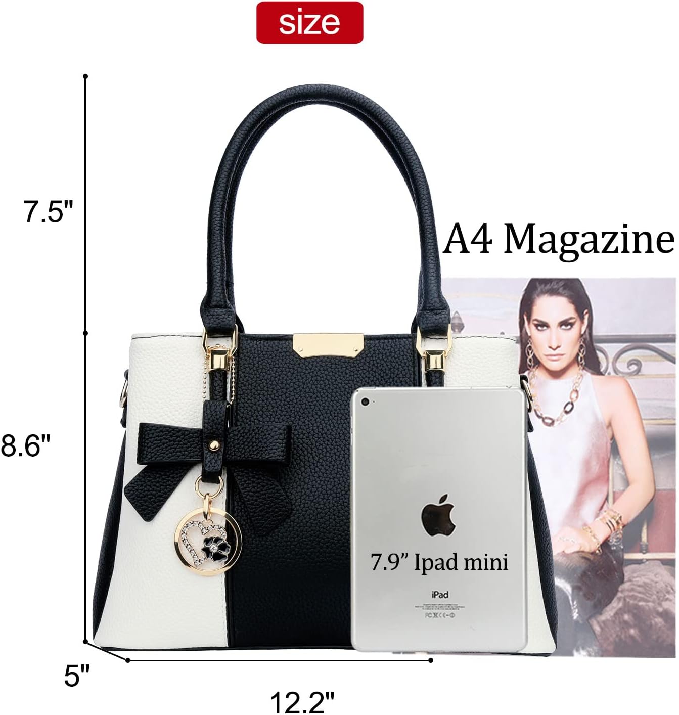 KKXIU Trendy Tote Bag for Women Lightweight Oxford Big Capacity Shoulder Purses and Handbags - PuriLite