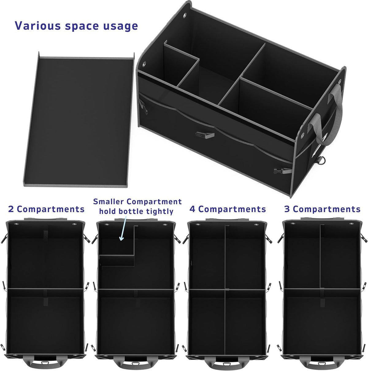 Purilite Select Foldable Car Trunk Organizer - PuriLite