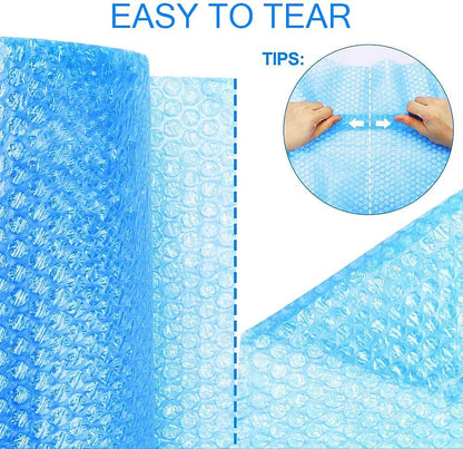 Bubble Cushioning Wrap Rolls 2-Pack,Easy to Tear Small Bubble Thicker & Durable for Packing Delivering & Moving Perforated every 12in 12 Inchx72 Feet Total (white),MR011902 - PuriLite