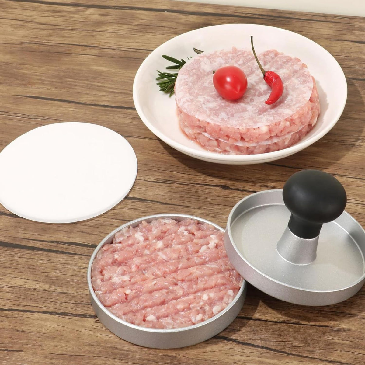Purilite Select Aluminum Burger Press Patty Maker - PuriLite