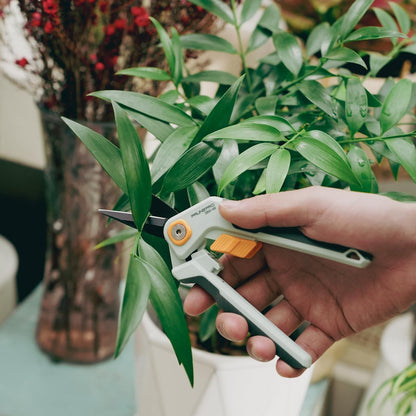 PrunePro Garden Scissors Pruning Shears Sharp Stainless Steel Non-Stick Teflon Coating Blade for Precise Cuts Garden Snip Bonsai Clippers for Plants Rose Flower - PuriLite