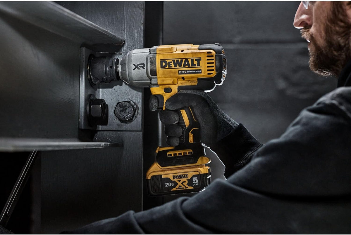 DEWALT 20V MAX XR Impact Wrench, 1/2 In Cordless, High Torque, 4 Speed Precision Mode, Tool Only (DCF900B) - PuriLite