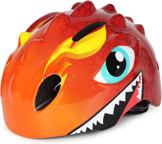 VICTGOAL Kids Bike Helmet for Boys Girls, Lightweight 3D Toddler Bike Helmet Age 3-8, Adjustable Infant Bicycle Helmet for Multi-Sport Scooter Cycling Skateboard - PuriLite
