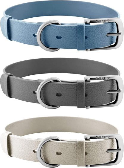 Tuff Pupper Classic Heavy Duty Dog Collar | 10x Stronger Than Leather | 100% Waterproof & Odor Proof Dog Collar | Tough Rust-Proof All Metal Hardware - PuriLite
