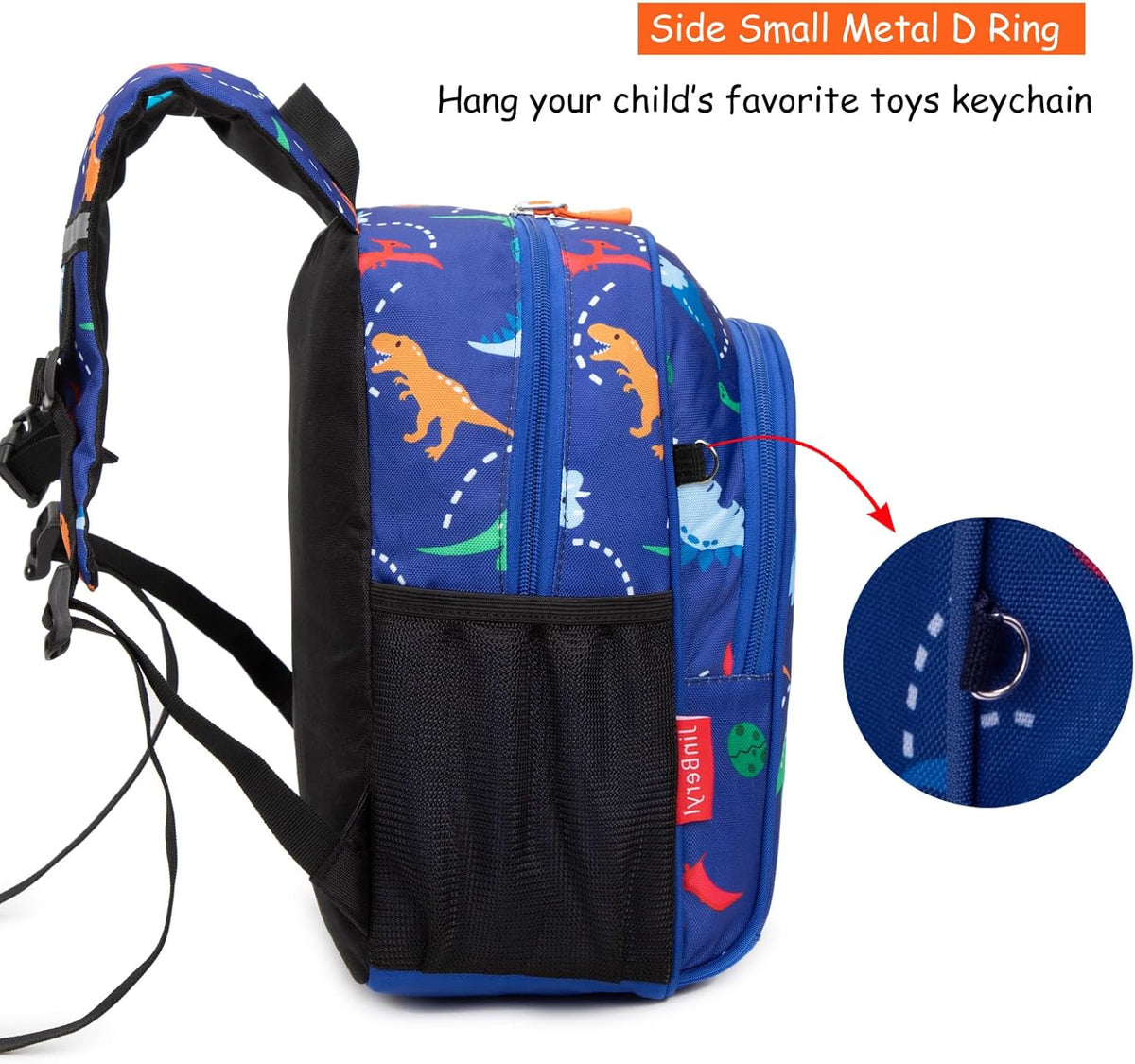 JinBeryl Kids Backpack for Toddler School Bag Small Size and Lightweight - PuriLite