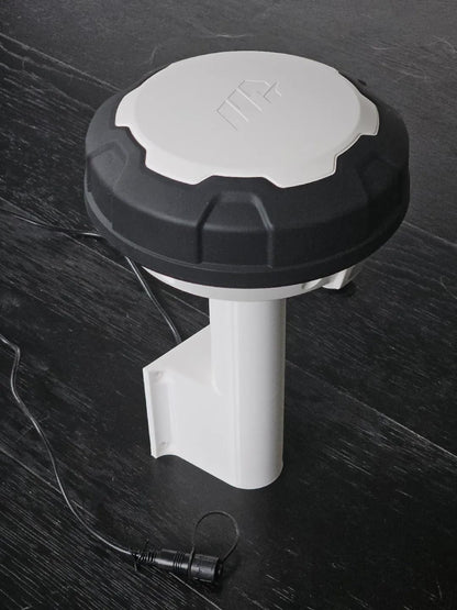 Wall Mount for Mammotion Luba/Yuka RTK Antenna - Mounting Bracket for Secure Installation & Precise Positioning (Black) - PuriLite