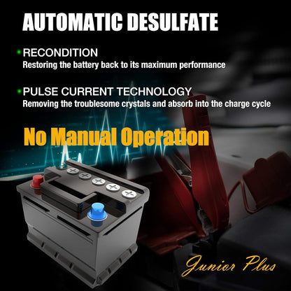 MOTOPOWER MP00205A 12V 800mA Fully Automatic Battery Charger/Maintainer - PuriLite