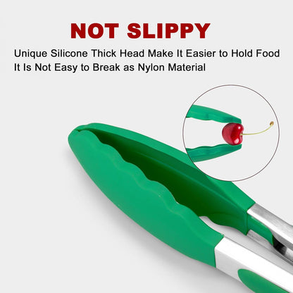 Purilite Select Silicone &amp; Stainless Steel Kitchen Tongs - PuriLite