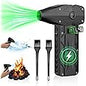 ZasLuke Compressed Air Duster, 300000RPM Cordless Electric Air Blower with Brushless Motor, 8-Gear Adjustable Mini Blower with Fast Charging, Dust Blower for Computer, Keyboard, House, Outdoor and Car - PuriLite