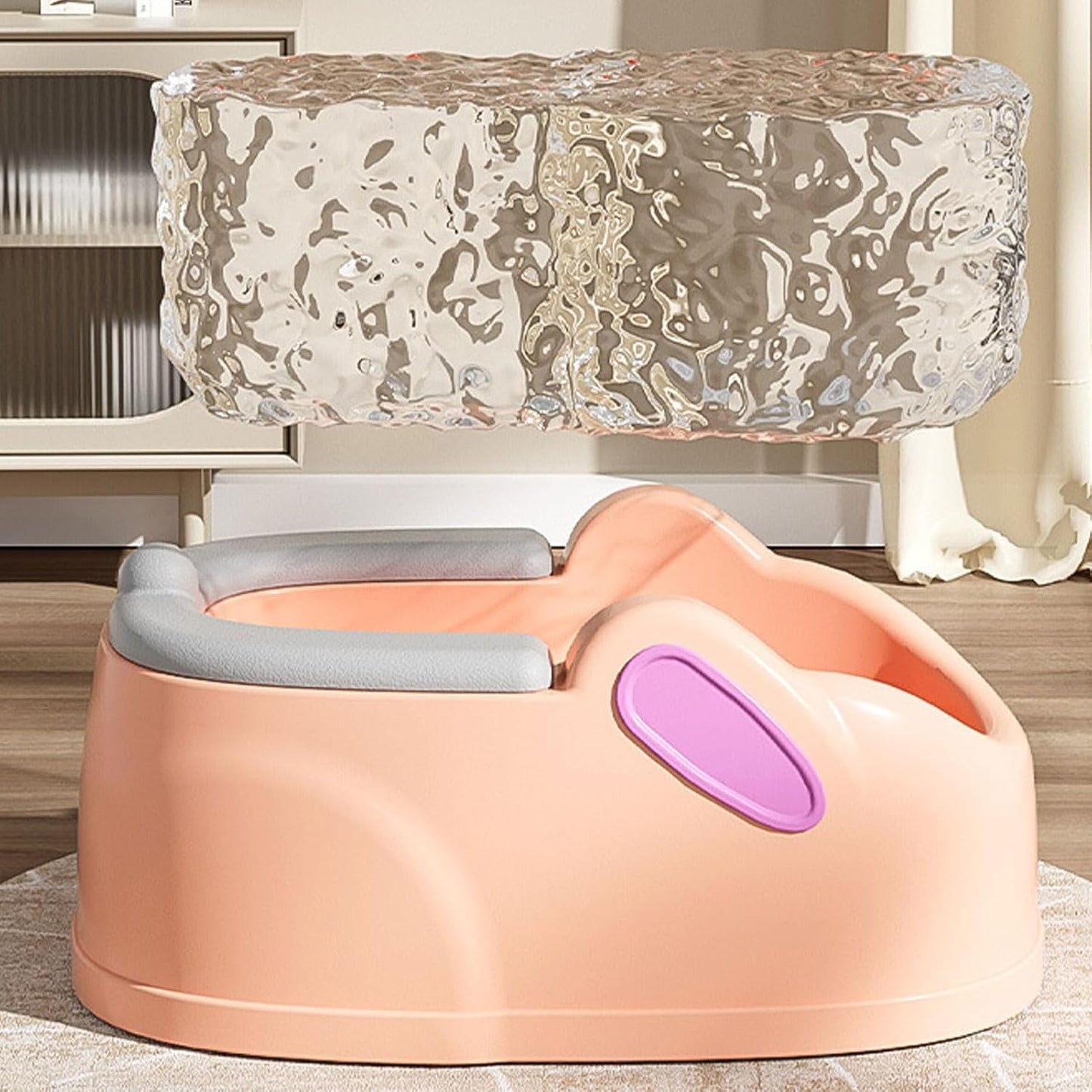 27 X 41.5 X 18.5cm Baby Butt Washing Basin Children Butt Wash Basin Baby Boys and Girls Butt Bath Washing Seat Portable Lightweight Washing Basin for Newborn Infant Toddler - PuriLite
