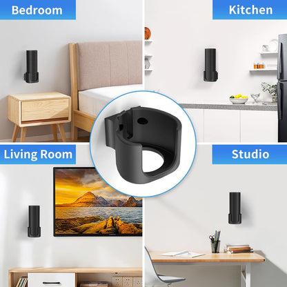 Sturdy Speaker Wall Mount for Sonos Roam 2, Roam SL - Space Saving Bracket Easy to Install, White - PuriLite