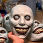 QCCX Halloween Masks for Adult, Scary Smiling Demons Mask, Halloween Zombie Mask, Scream Halloween Cosplay Masks - PuriLite