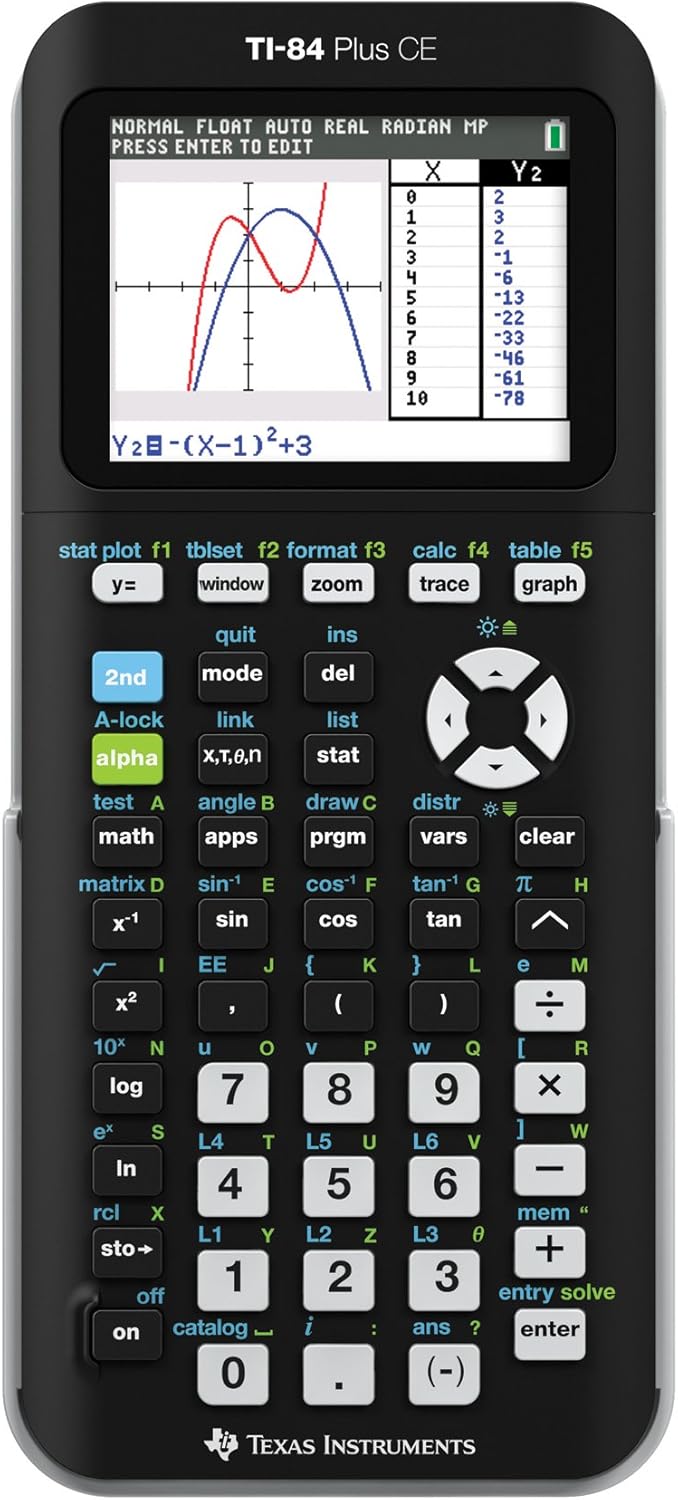 Texas Instruments TI-84 Plus CE Pink Graphing Calculator - PuriLite