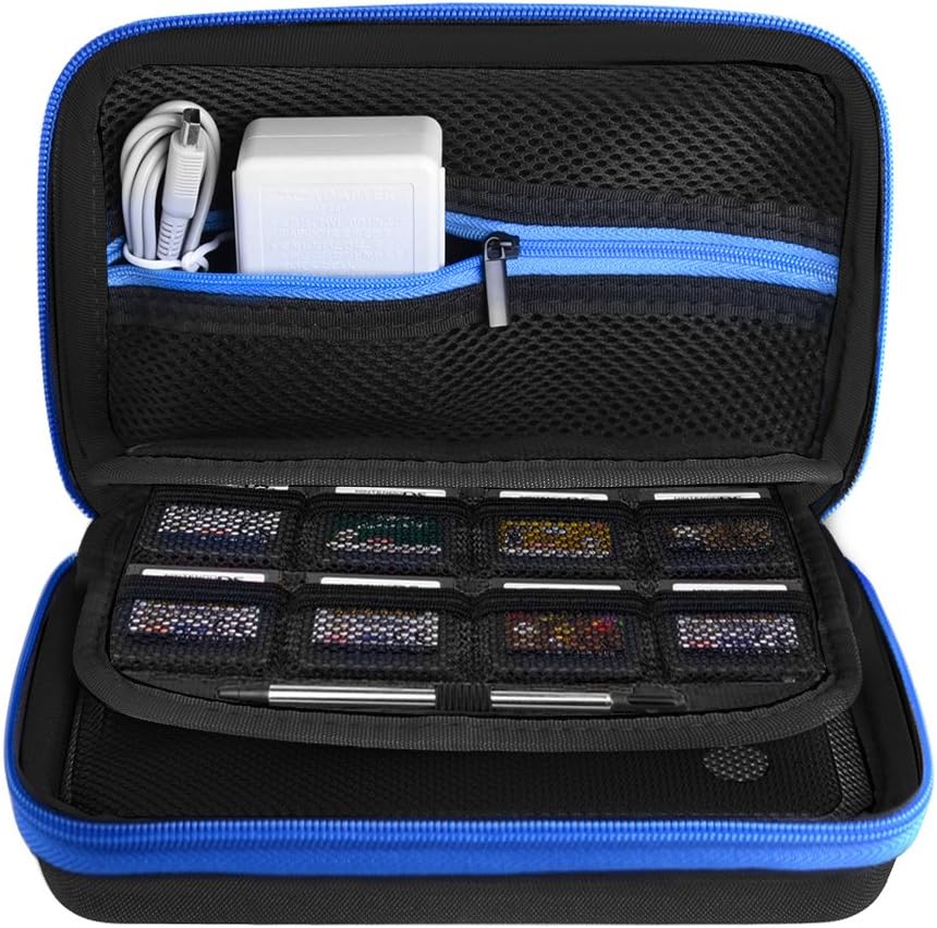 AUSTOR Carrying Case for New 3DS XL, Black and Blue - PuriLite