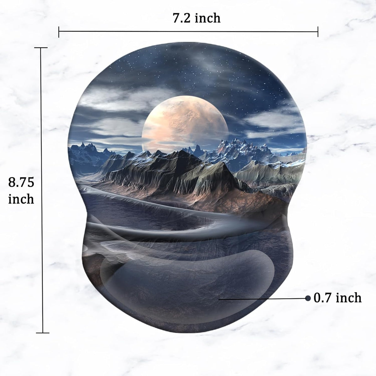 Purilite Select Ergonomic Mouse Pad - PuriLite