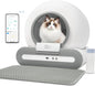 DOEL Self Cleaning Cat Litter Box, 65L Automatic Cat Litter Box, Smart Litter Box Machine with APP Control, Electric Self Scooping Litter Box - PuriLite