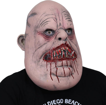 Halloween Horror Headgear Mask Latex Evil Theme Party Role Play Silicone Cosplay Mask - PuriLite
