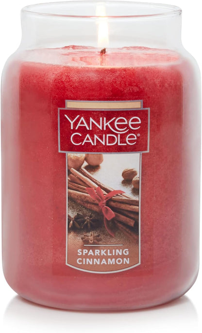 Yankee Candle Scented Candle, Sage & Citrus, Original Large Jar Candle, 110-150 Hours of Burn Time, 22 oz. - PuriLite