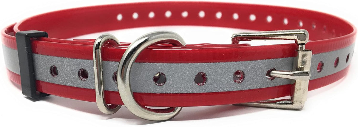 Replacement Strap for Dogtra Collars - 3/4" Wide Ultra-Durable Dog E-Collar Replacement for Training, Bark, Shock, Electric, and GPS Collars - 28" Adjustable Length Solid Black - PuriLite