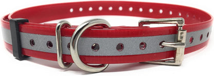 Replacement Strap for Dogtra Collars - 3/4" Wide Ultra-Durable Dog E-Collar Replacement for Training, Bark, Shock, Electric, and GPS Collars - 28" Adjustable Length Solid Black - PuriLite