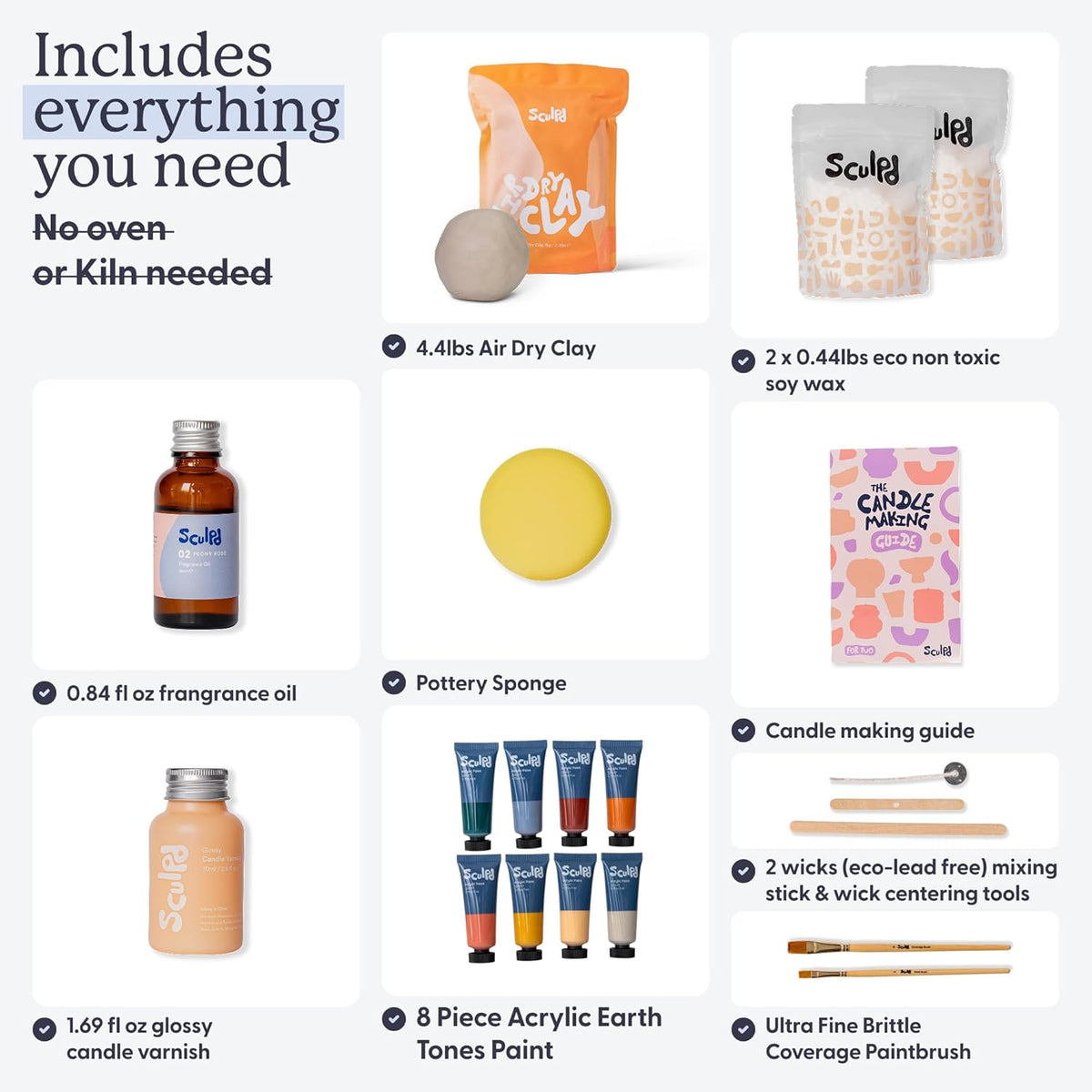 Purilite Select Candle Making &amp; Pottery Kit - PuriLite