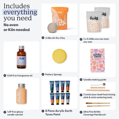 Purilite Select Candle Making &amp; Pottery Kit - PuriLite