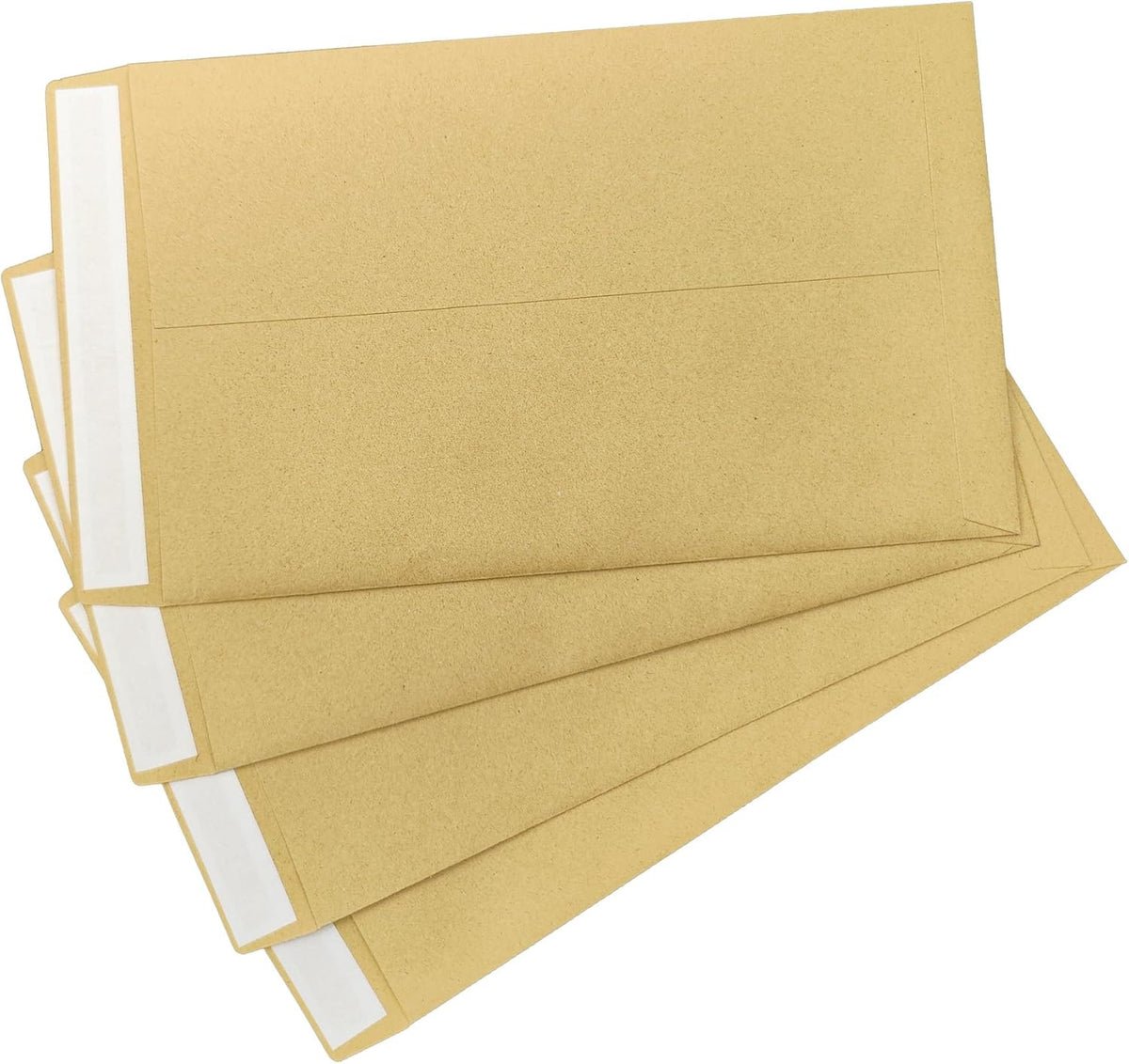 Tanshuqin 9" x 12.75" Self-Seal Catalog Envelopes 32lb Kraft Envelopes for Invitation Cards, Organizing and Storage, Pictures, Photos, Documents (100 PCS) - PuriLite
