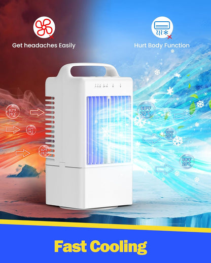 Purilite Select 4-in-1 Mini Air Conditioner – Smart Cooling, Anytime, Anywhere - PuriLite