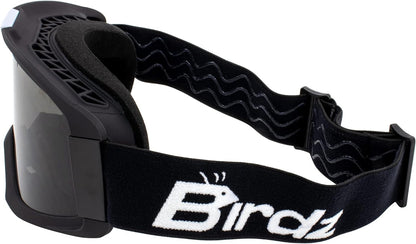 Birdz Eyewear Pelican Fitover Padded ATV Motorcycle Riding Over The Glasses (OTG) Goggles Black - PuriLite