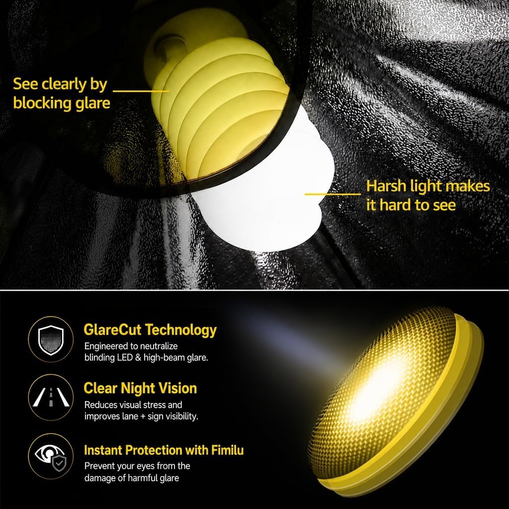 FIMILU Polarized Night Driving Glasses for Women