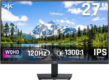 KTC 32 Inch 2K Computer Monitor, IPS 1440p Monitor with Ultra-Thin Bezels, HDR10, Freesync/G-sync, HDMI/DP Ports, Tilt Adjustable, Eyecare, Ideal for Business, Office, and Casual Gaming - PuriLite