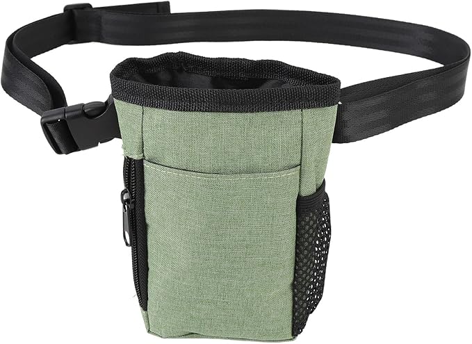 Dog Treat Bag with Clear Window, Portable Dog Training Treat Pouch, Multifunction Oxford Cloth for Outdoor Training, Ideal Pet Training Treat Pouches with Secure Seal - PuriLite