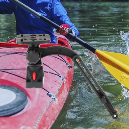 Kayak Fish Finder Mount Mount Marine Kayak Transducer Mount Electronic Fish Finder Mount Base Adapter Kayak Accessories Kayak Boat Transducer Mount Arm - PuriLite