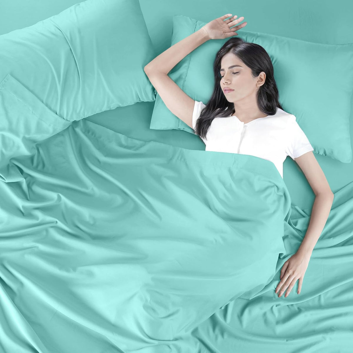 Utopia Bedding Queen Bed Sheet Set - 4 Piece Bedding - Soft Brushed Microfiber Fabric - Shrinkage & Fade Resistant - Easy Care (White) - PuriLite