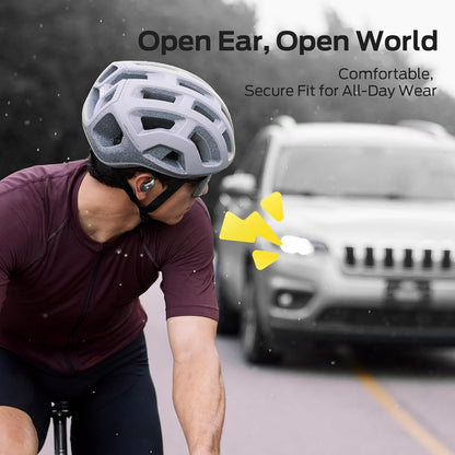 Monster AI Translation Earbuds AC330, 3-in-1 Translator Earbuds Bluetooth 6.0, Wireless Open Ear Headphones with 115 Languages Real-Time Translation, Stylish Rotating Case with Lanyard, Black - PuriLite