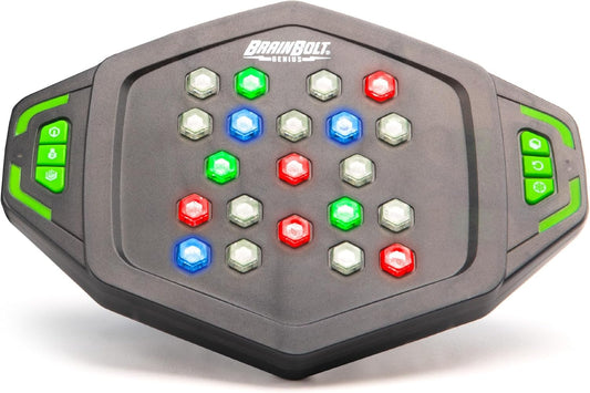 Educational Insights BrainBolt Genius - Handheld Memory Game with Light and Sound, Electronic Brain Games, Single Player Brain Teasers for Kids Teens, & Adults, Gamer Gifts for Boys & Girls Ages 7+ - PuriLite