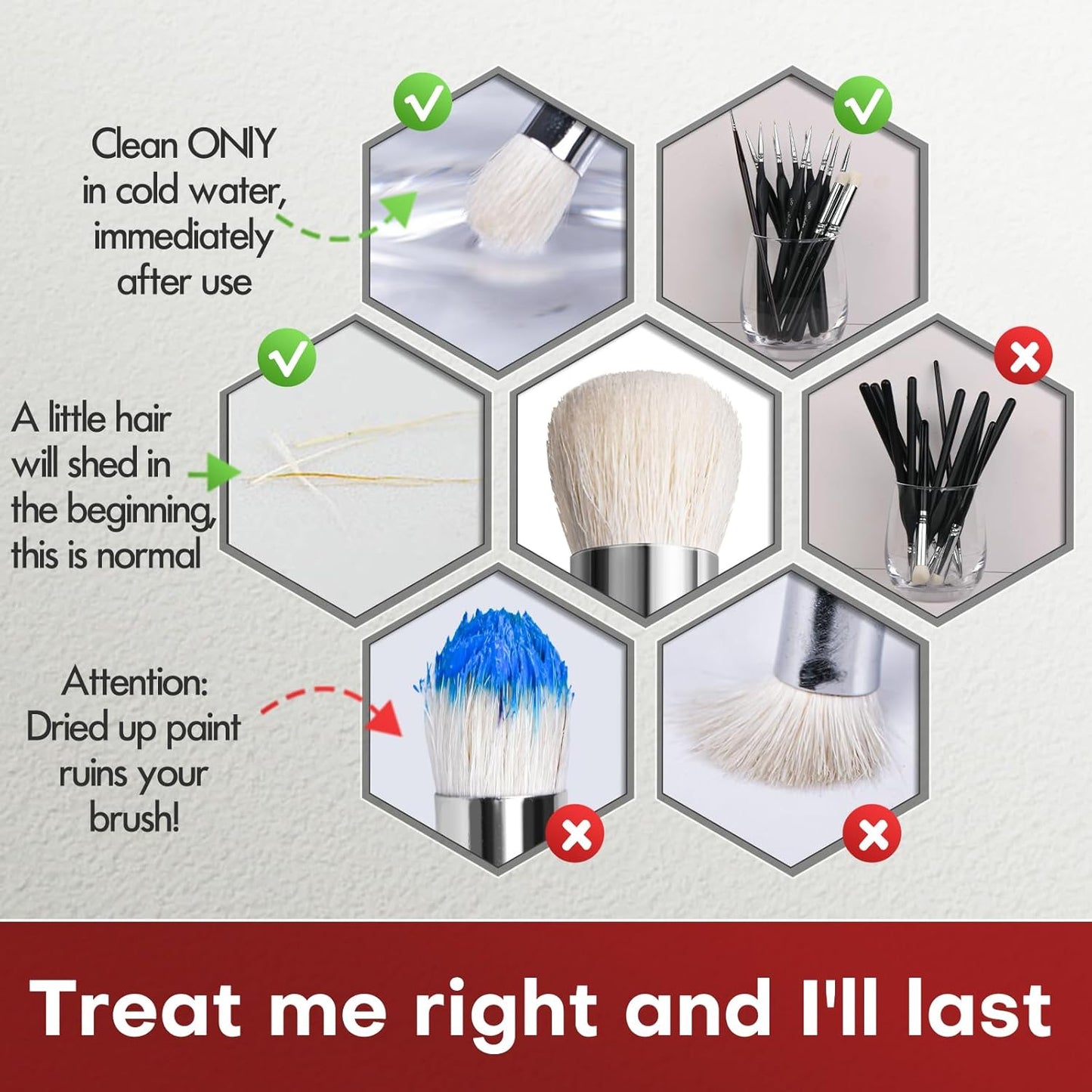 Detail Paint Brushes Set 10pcs Miniature Brushes for Fine Detailing & Art Painting - Acrylic, Watercolor,Oil,Models - PuriLite