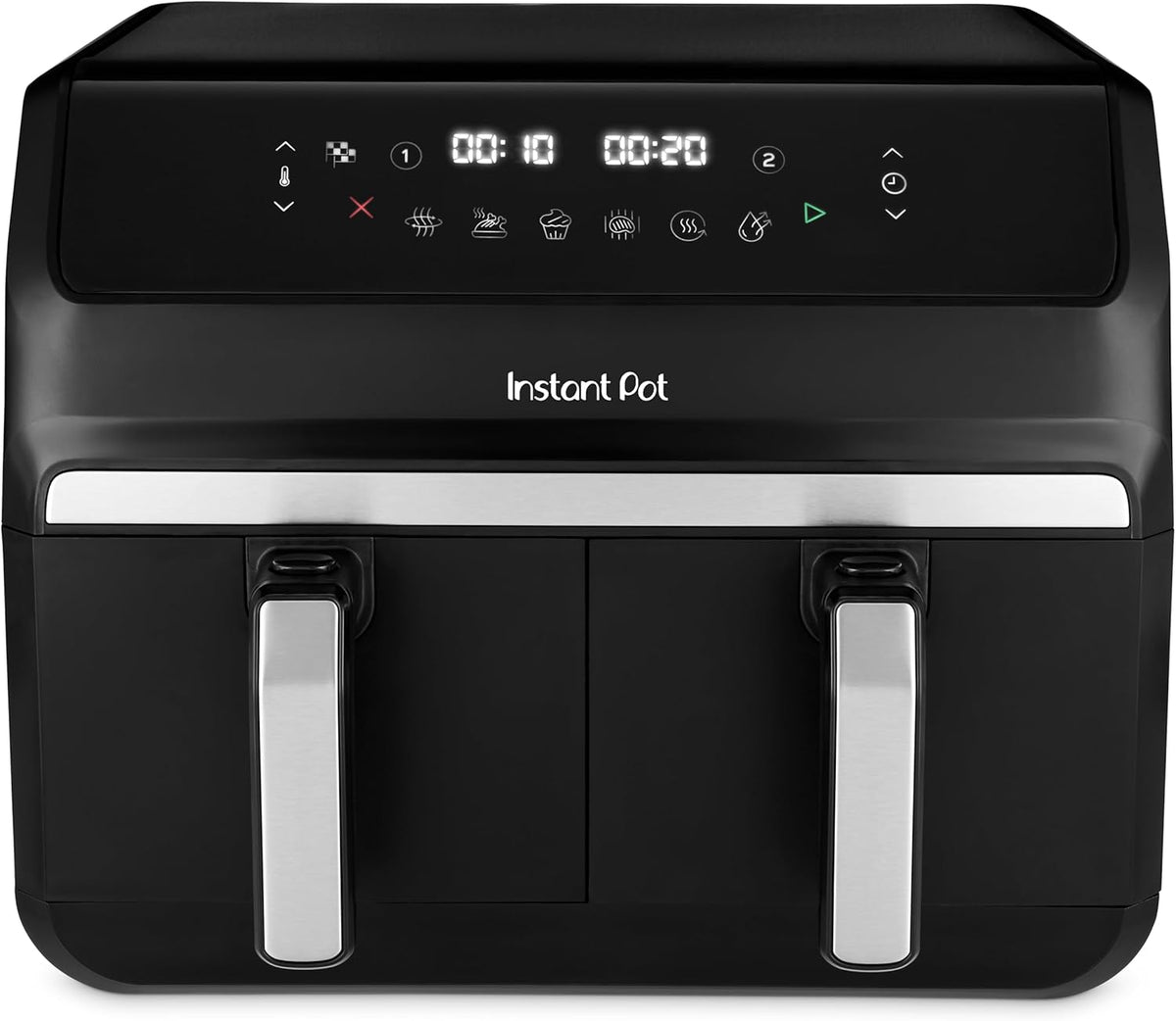 Instant Pot Vortex 6QT Large Air Fryer Oven Combo, Customizable Smart Cooking Programs, Digital Touchscreen, Nonstick and Dishwasher-Safe Basket, Includes Free App with over 1900 Recipes, Black