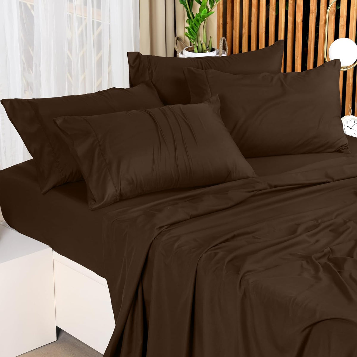Utopia Bedding Queen Bed Sheet Set - 4 Piece Bedding - Soft Brushed Microfiber Fabric - Shrinkage & Fade Resistant - Easy Care (White) - PuriLite
