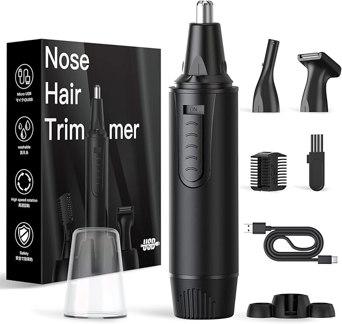 Purilite Select 8-in-1 Rechargeable Nose Hair Trimmer Kit - PuriLite