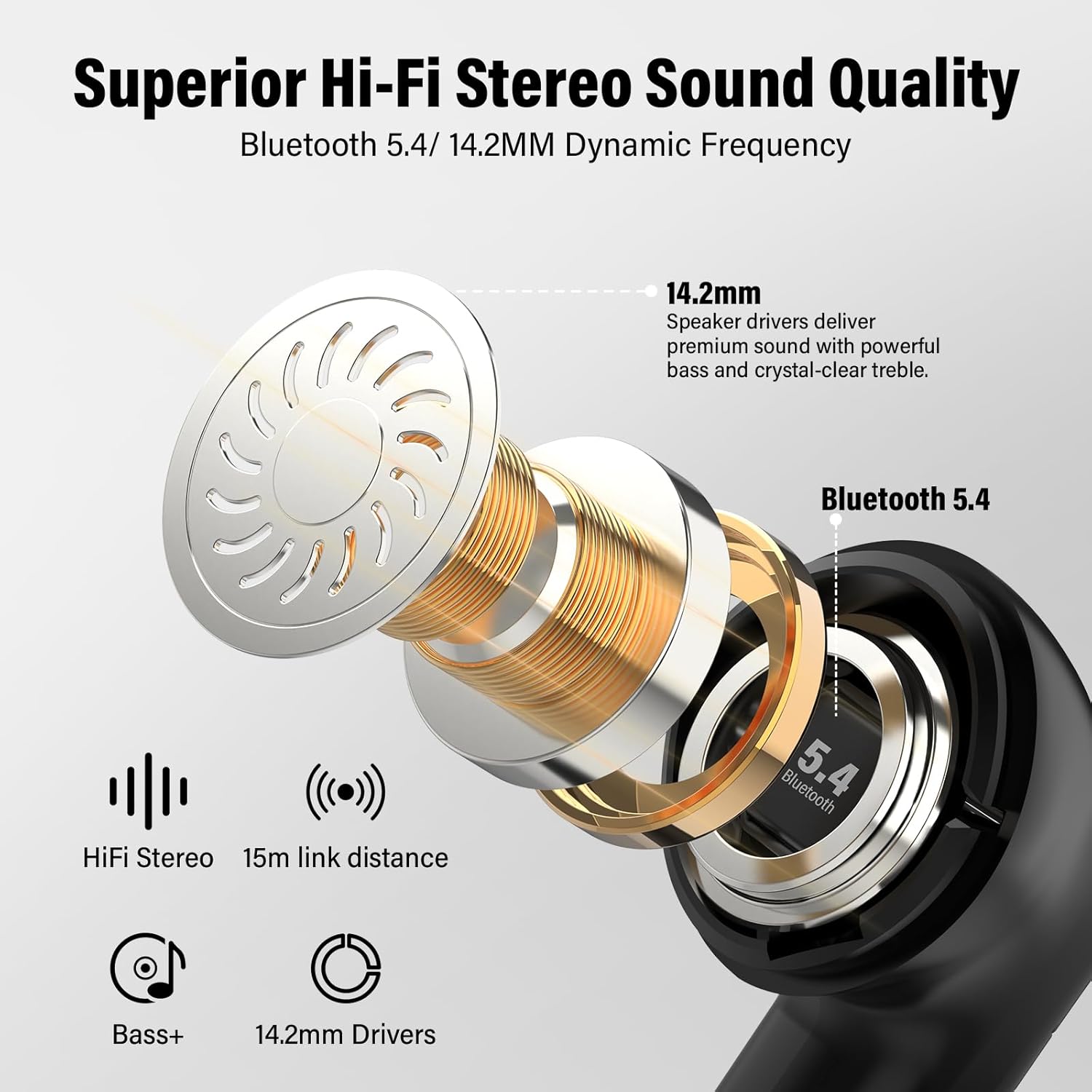AI Translation Earbuds Real Time, 3-in-1 Language Translator Earbuds for 144 Languages & Accents Online Translation, 48H translate Earbuds with Bluetooth & APP for Travel/Business/Learning, Black - PuriLite