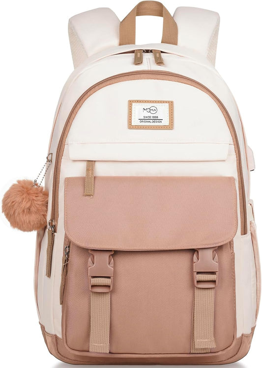 MOMUVO Backpacks for Teen Girls Women,School Backpack Cute College Laptop Backpack Bookbag for Students - PuriLite