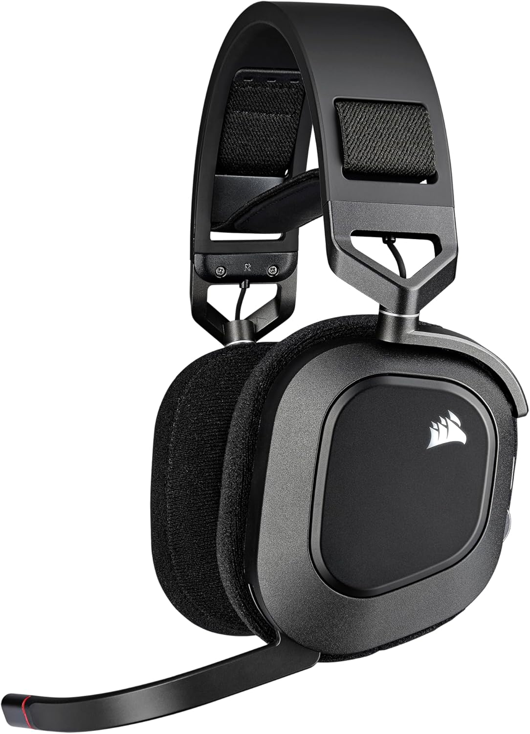 Corsair HS80 RGB USB Premium Gaming Headset with Dolby Audio 7.1 Surround Sound (Broadcast-Grade Omni-Directional Microphone, Memory Foam Earpads, High-Fidelity Sound, Durable Construction) Carbon - PuriLite