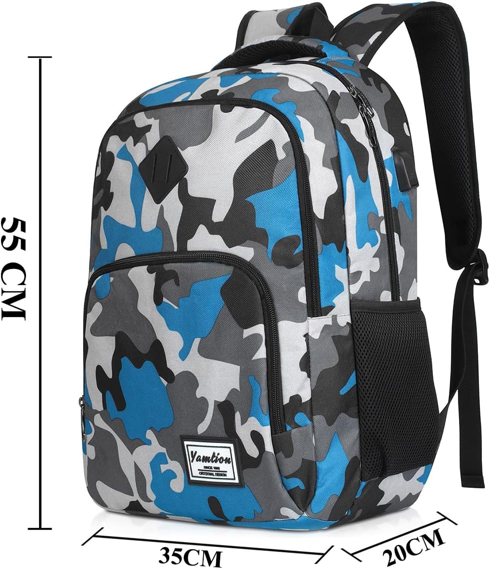 Backpack for Teen Girls,Boys School Backpack for Women with USB,College Backpack,Big Flower - PuriLite