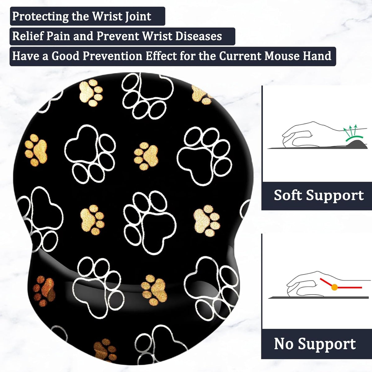 Purilite Select Ergonomic Mouse Pad - PuriLite
