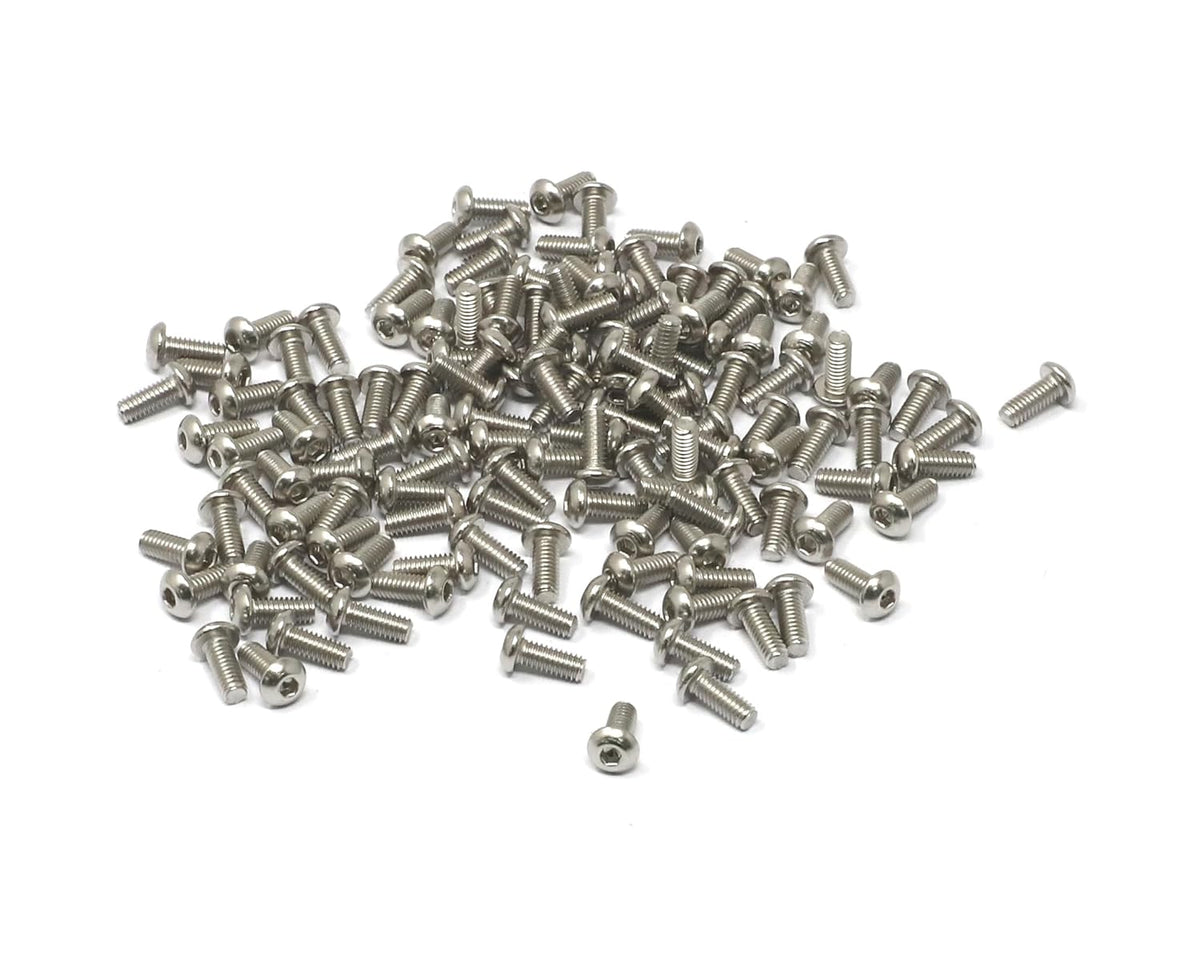 iexcell 50 Pcs M6 x 20mm Thread Pitch 1 mm Stainless Steel 304 Hex Socket Button Head Cap Screws Bolts Kit - PuriLite